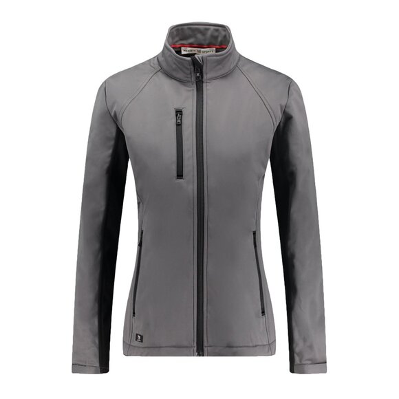 Monarch Grey/Black Softshell Jacket - Picture 1 of 8